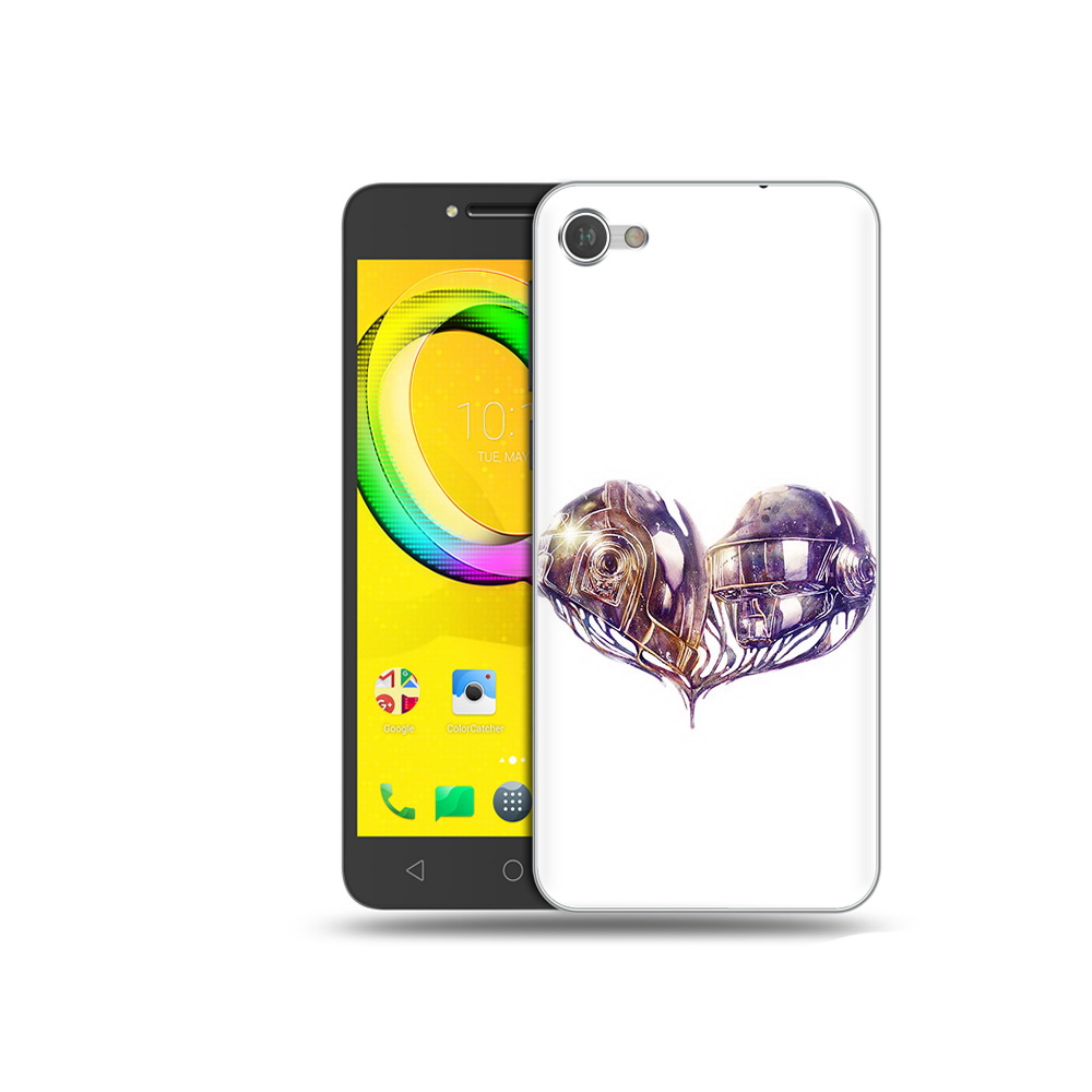 

Чехол MyPads Tocco для Alcatel A5 сердце абстракция (PT67387.664.596), Прозрачный, Tocco