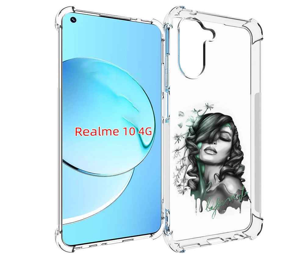 

Чехол MyPads Девушка 2 для Realme 10, Прозрачный, Tocco