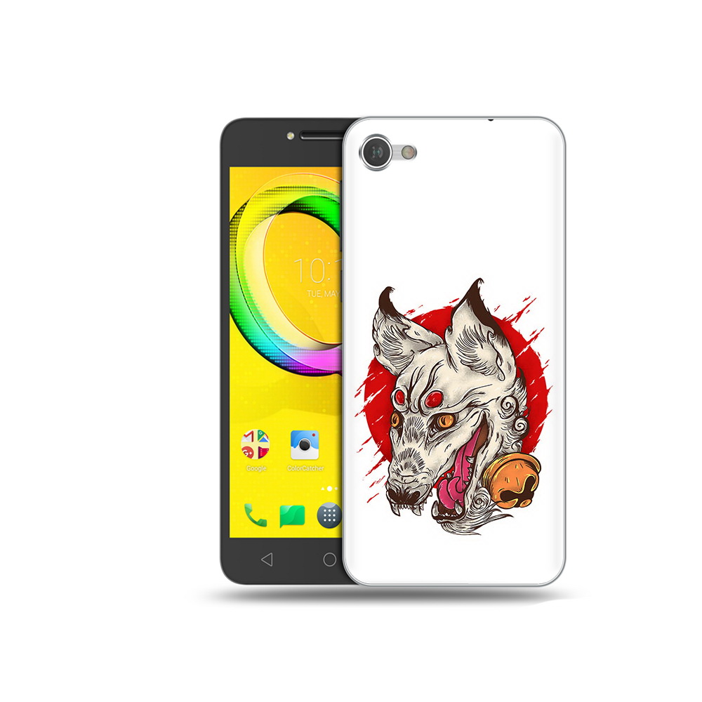 

Чехол MyPads Tocco для Alcatel A5 страшная собака (PT67387.664.627), Прозрачный, Tocco