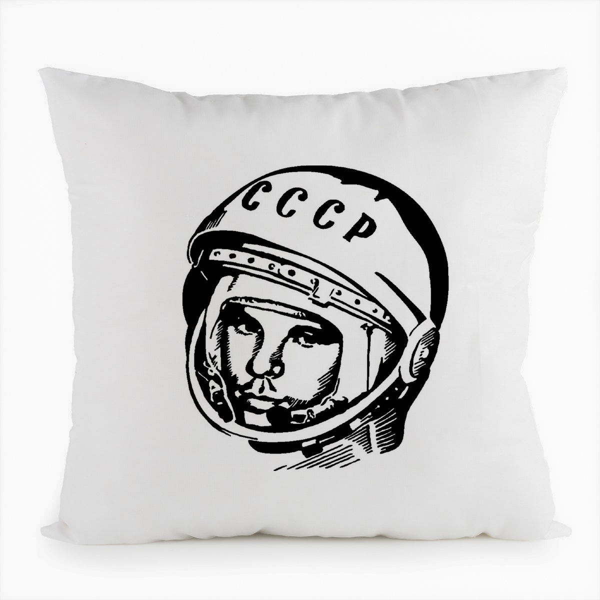 

Подушка белая CoolPodarok Космонавт
