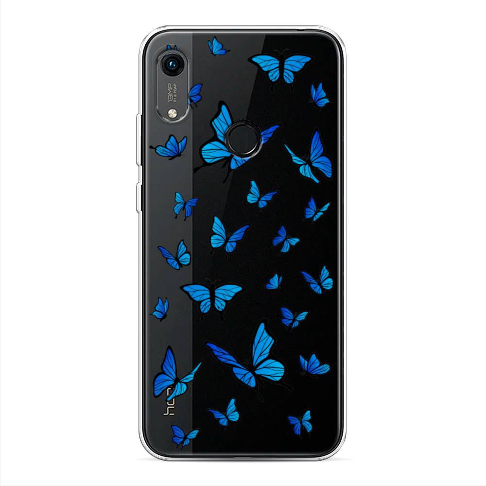 фото Чехол awog "синие бабочки" для honor 8a (8a pro/prime)