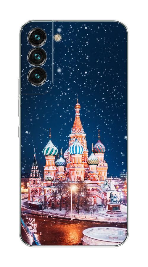 

Чехол на Samsung Galaxy S22 Plus "Москва 1", Коричневый;синий;белый, 2103950-1