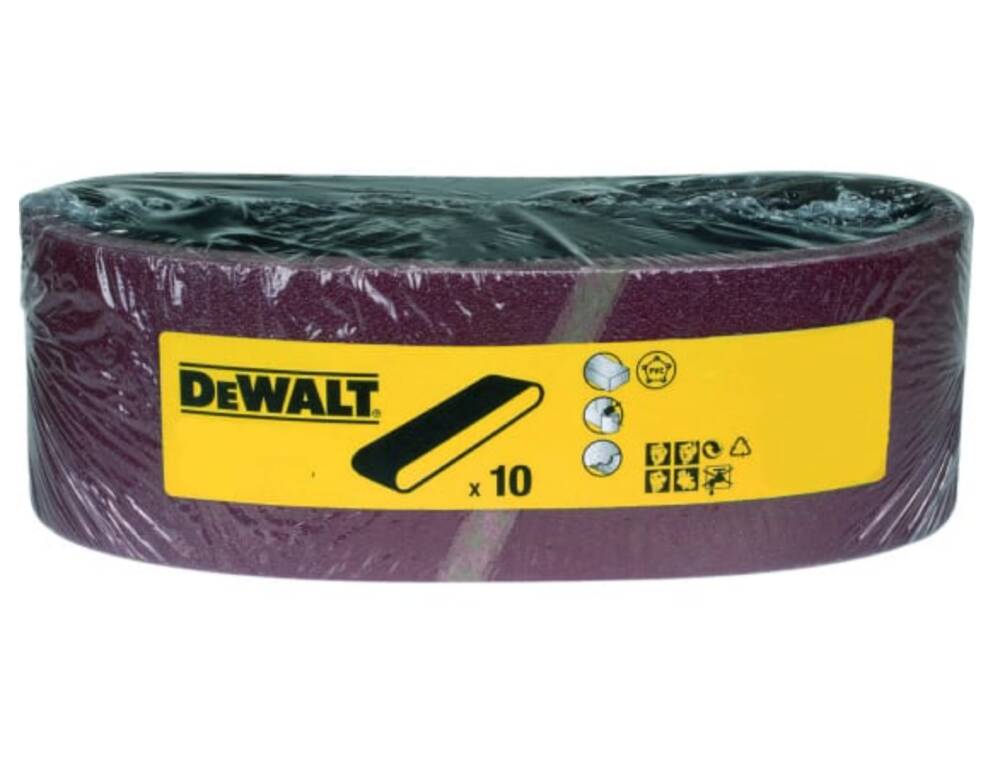 фото Шлифленты dewalt dt3668, 64 x 356 мм, 100g, 10 шт.