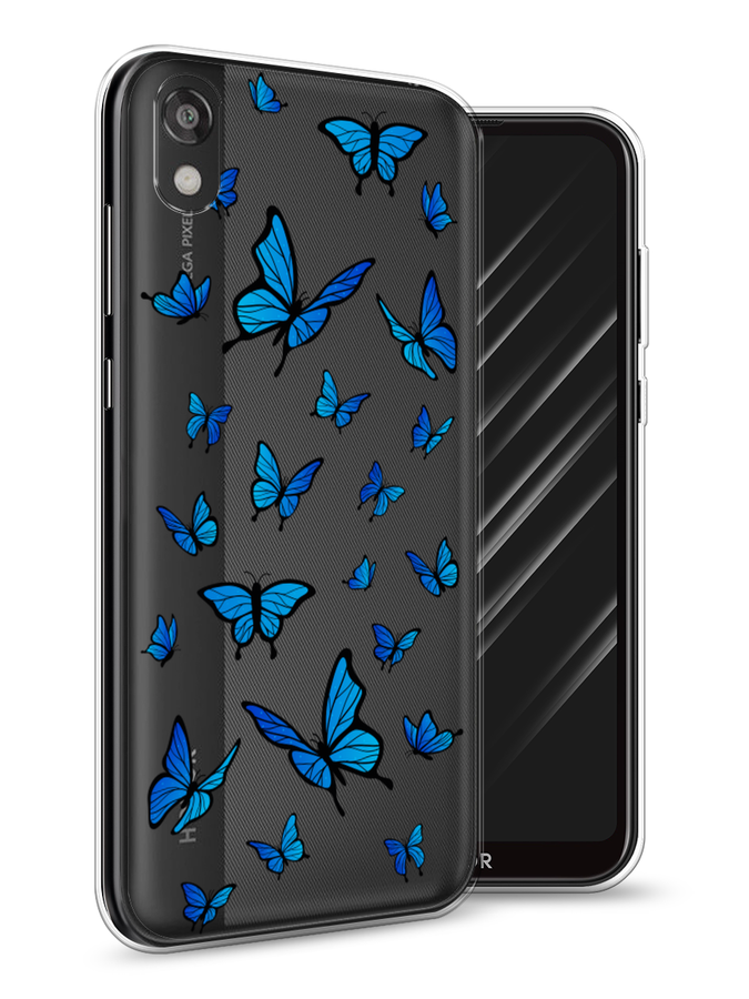 

Чехол Awog на Huawei Y5 2019 "Синие бабочки", Синий;белый, 69050-1
