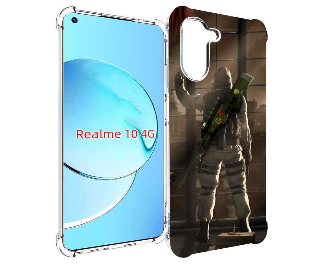 

Чехол MyPads Контр-Страйк-в-дыму для Realme 10, Прозрачный, Tocco
