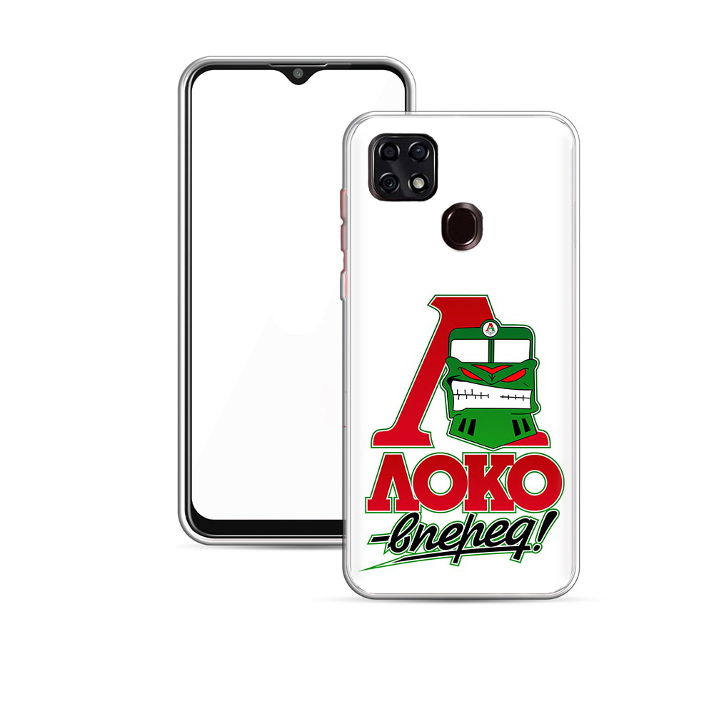 

Чехол MyPads Tocco для ZTE Blade 20 Smart ФК локо вперед (PT226940.456.181), Прозрачный, Tocco