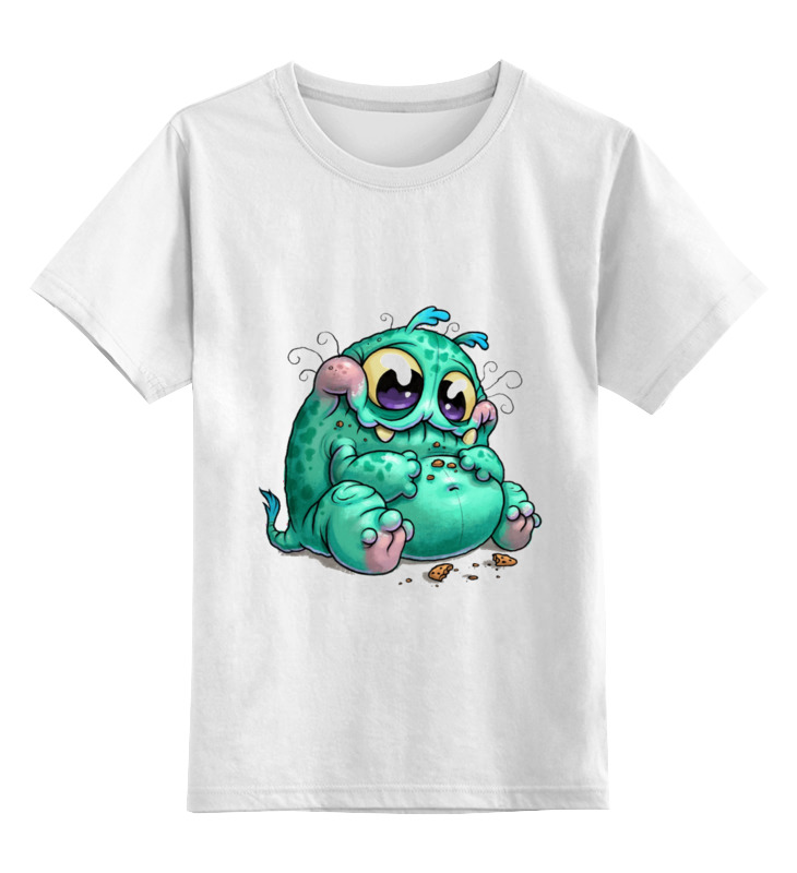 

Детская футболка Printio Монстрик цв.белый р.116, 0000002671955