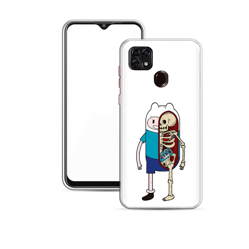 

Чехол MyPads Tocco для ZTE Blade 20 Smart Финн скелет (PT226940.456.187), Прозрачный, Tocco