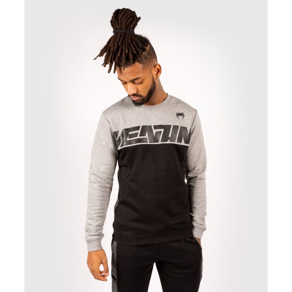 фото Свитшот унисекс venum connect blackdark heather grey черный m