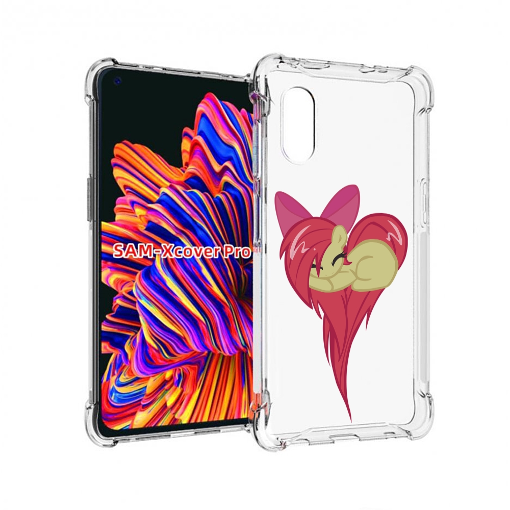 

Чехол MyPads сердце-из-пони для Samsung Galaxy Xcover Pro 1, Прозрачный, Tocco