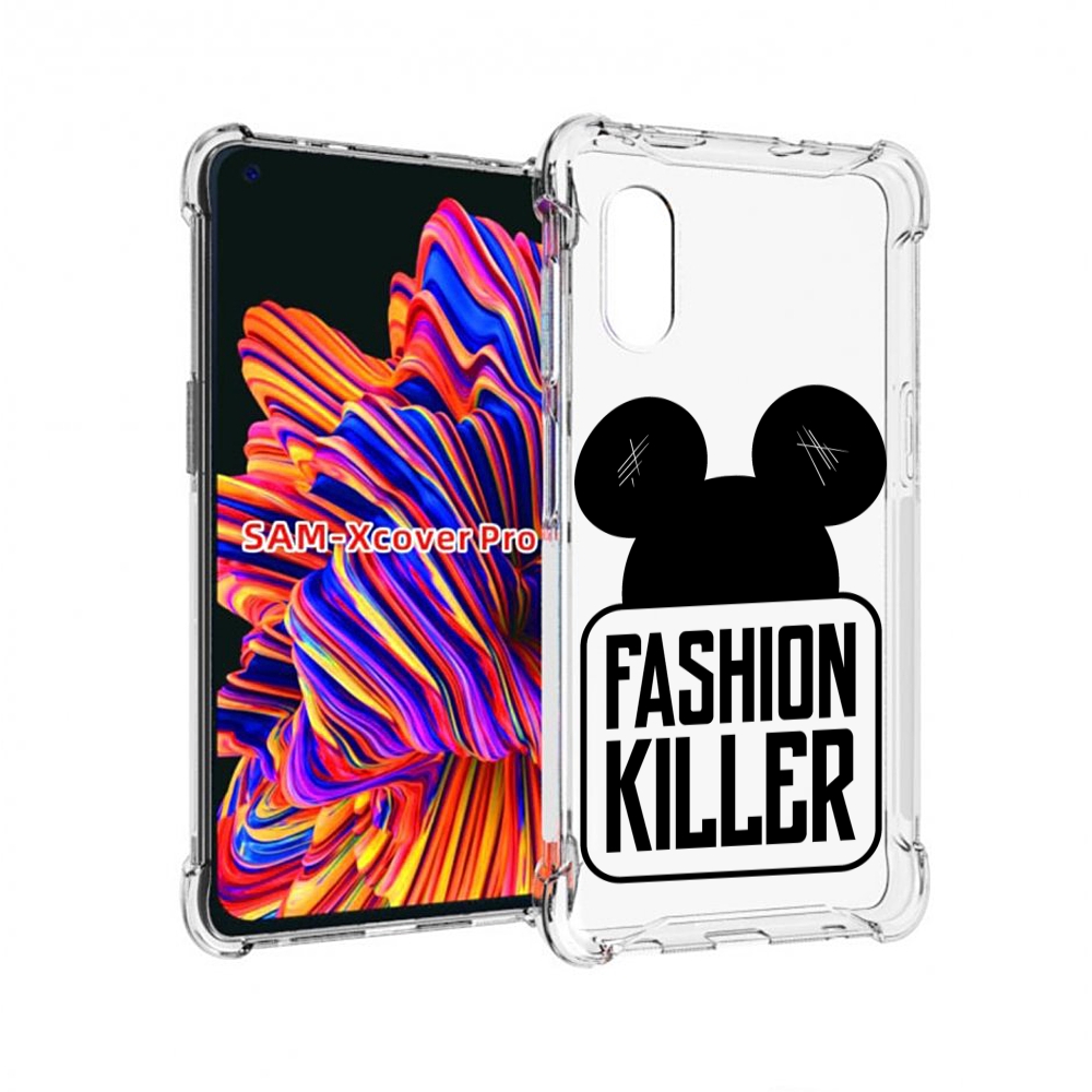 

Чехол MyPads силуэт-микки-мауса для Samsung Galaxy Xcover Pro 1, Прозрачный, Tocco