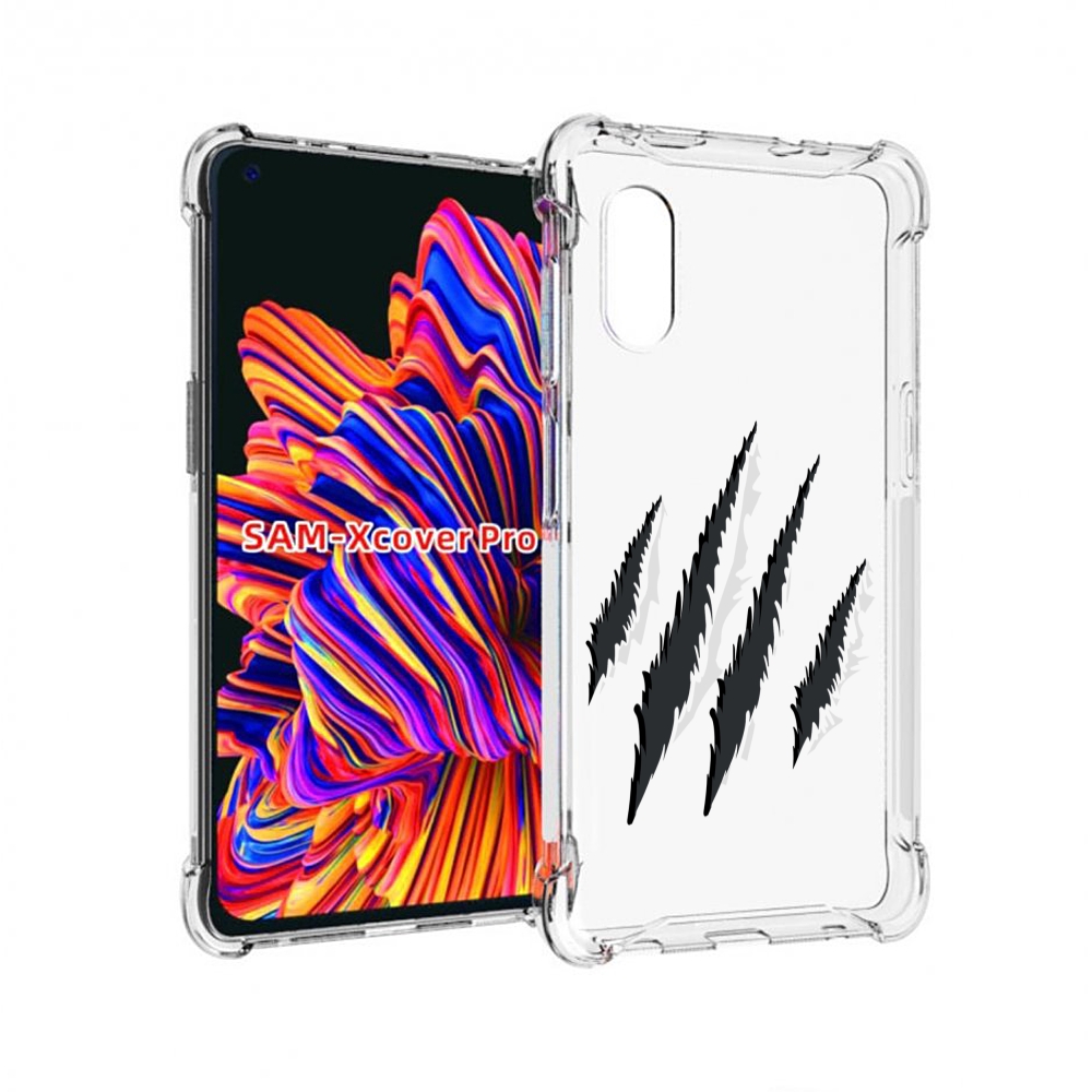 

Чехол MyPads след-когтей для Samsung Galaxy Xcover Pro 1, Прозрачный, Tocco