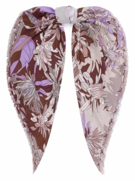 Платок женский ELEGANZZA 01-00039760 светло-серый, 110х110 см