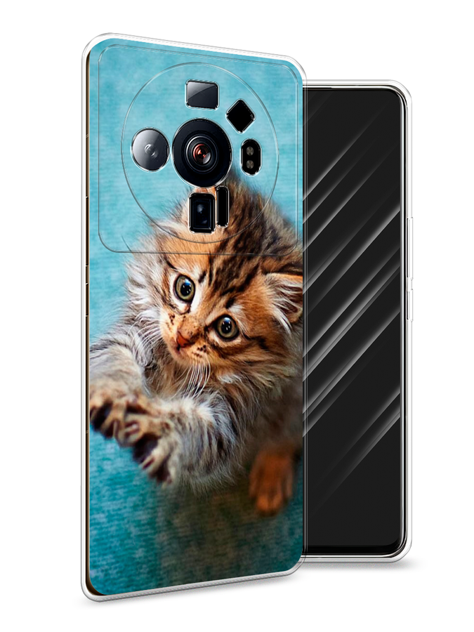 

Чехол Awog на Xiaomi 12S Ultra "Котенок просит есть", Разноцветный, 314550-2