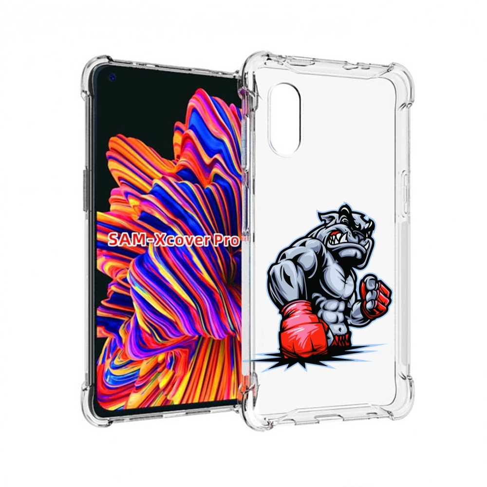 

Чехол MyPads собака-боксер для Samsung Galaxy Xcover Pro 1, Прозрачный, Tocco
