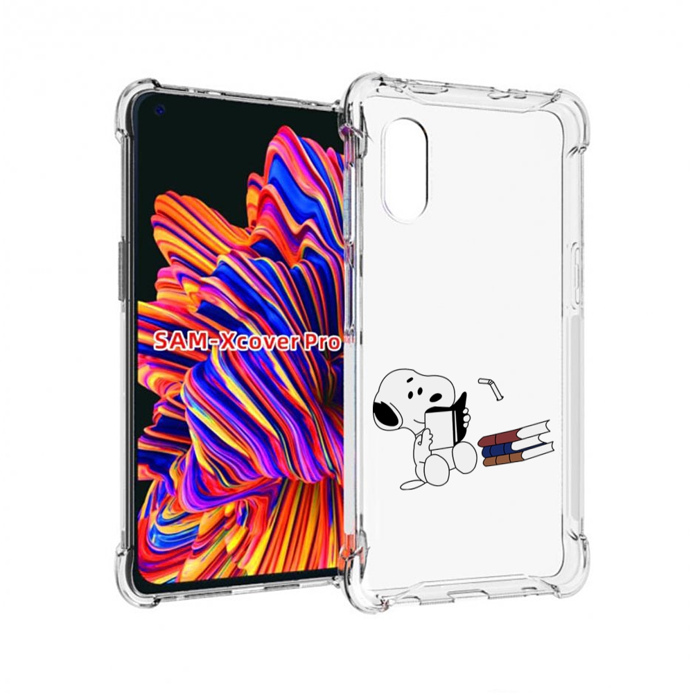

Чехол MyPads собака-с-книжками для Samsung Galaxy Xcover Pro 1, Прозрачный, Tocco
