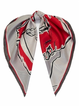 

Платок женский ELEGANZZA 01-00039308 красный, 90х90 см, 01-00039308