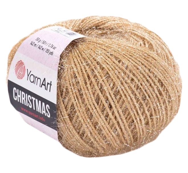 

Пряжа YarnArt Christmas (05), бежевый, 5 шт. по 50 г