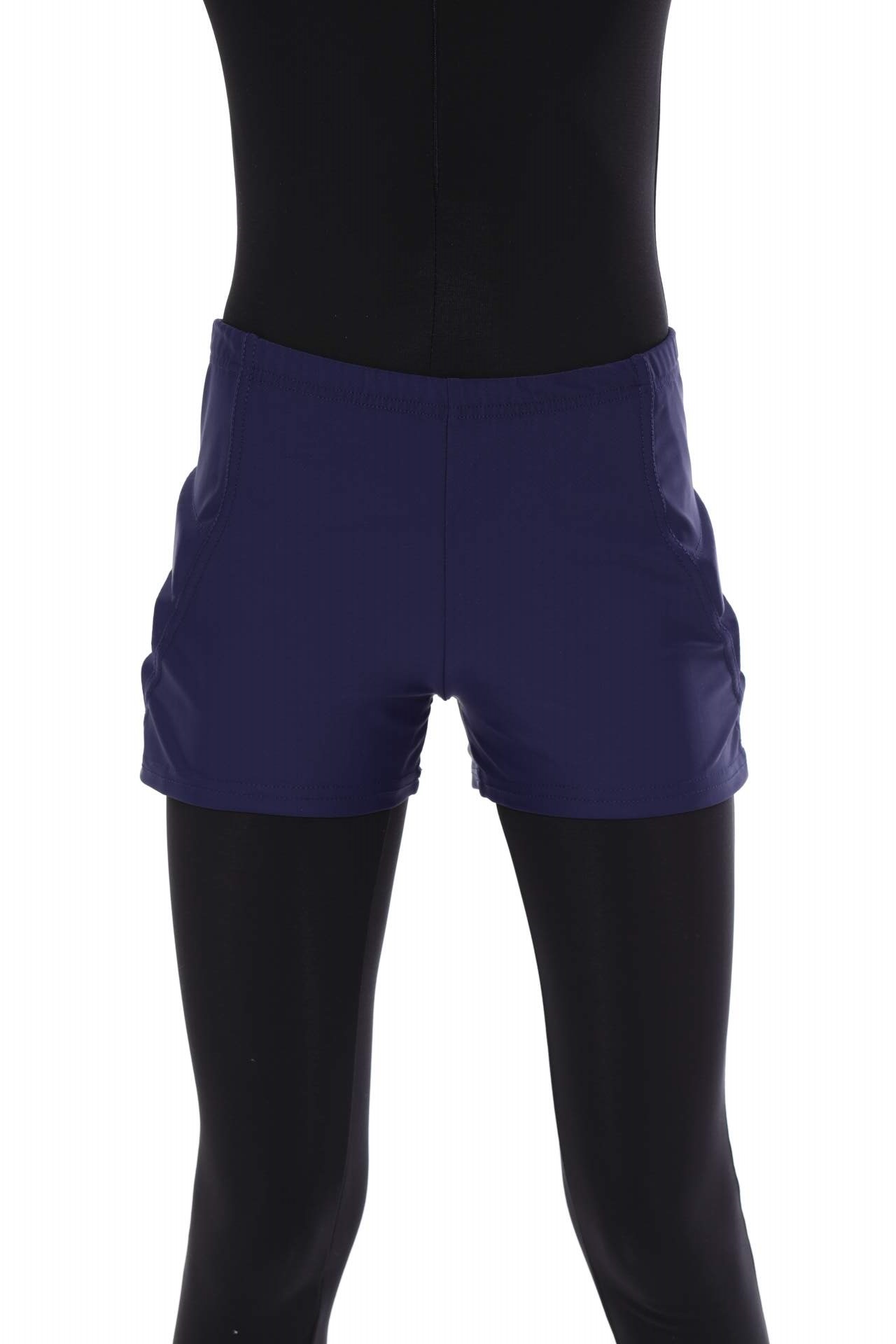 Защитные шорты для фигурного катания и роликов Chersa, цвет: темно-синий 128-134