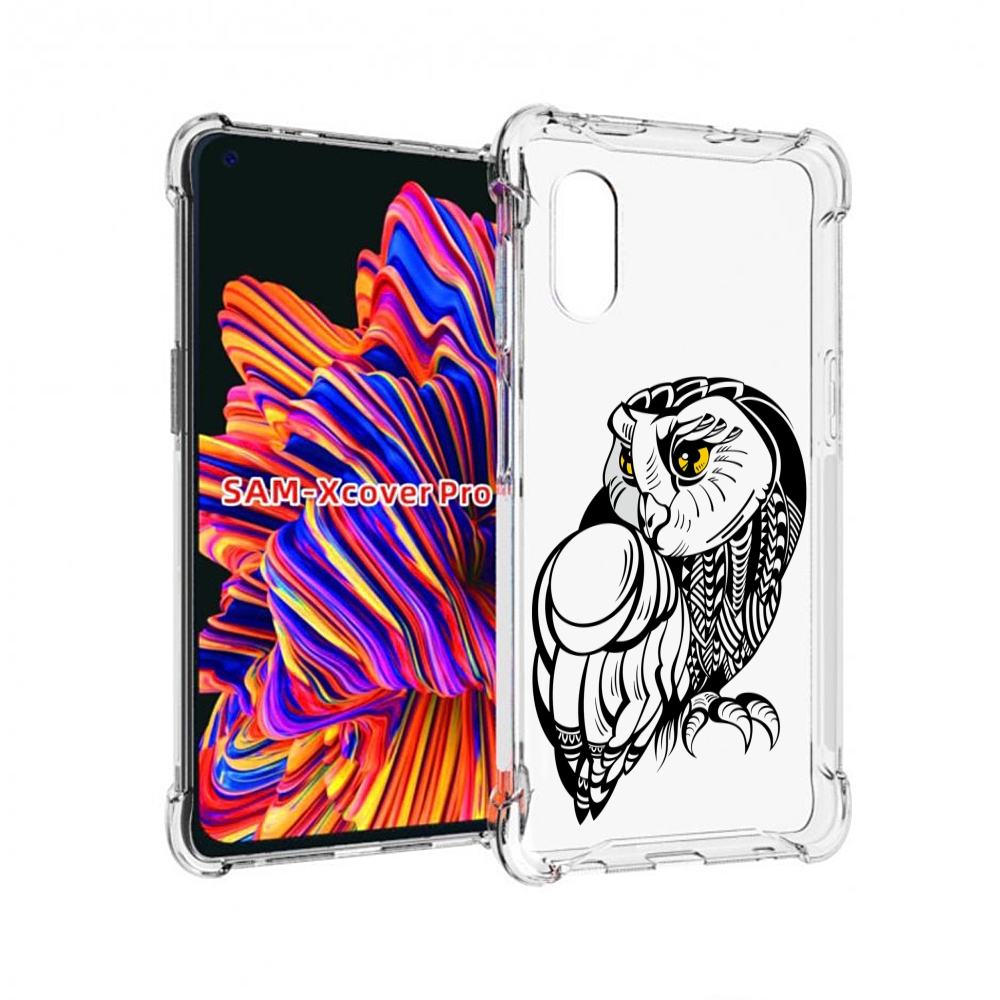 

Чехол MyPads сова-красотка для Samsung Galaxy Xcover Pro 1, Прозрачный, Tocco
