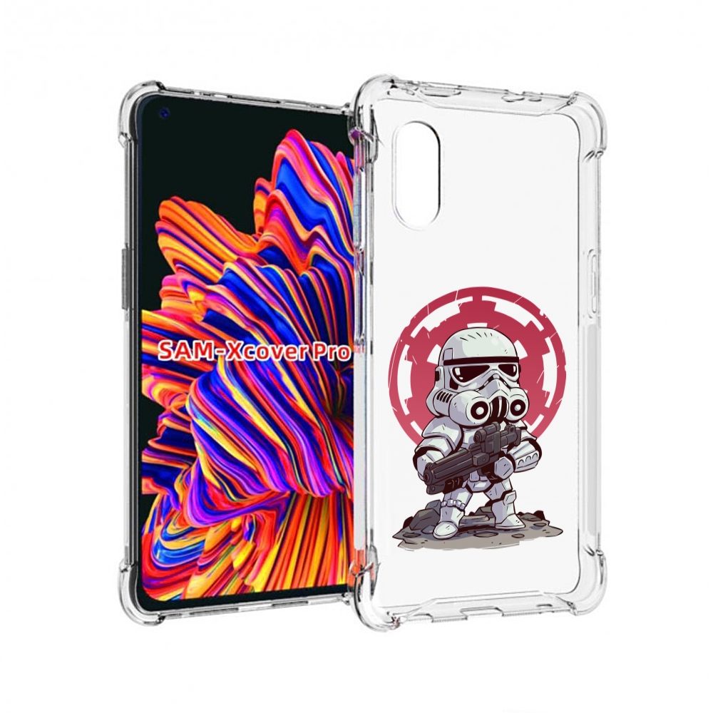 Чехол MyPads солдат-из-старварс для Samsung Galaxy Xcover Pro 1