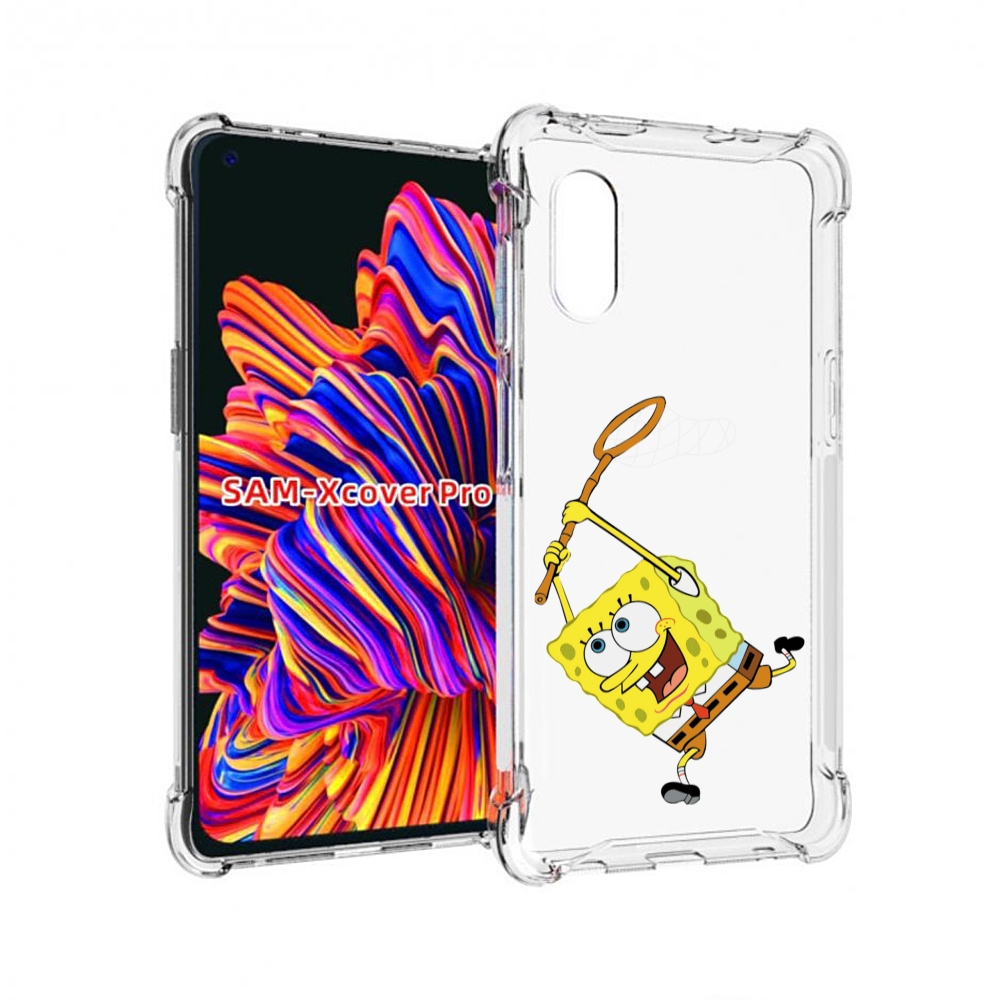 

Чехол MyPads спанчбоб-с-сочком для Samsung Galaxy Xcover Pro 1, Прозрачный, Tocco