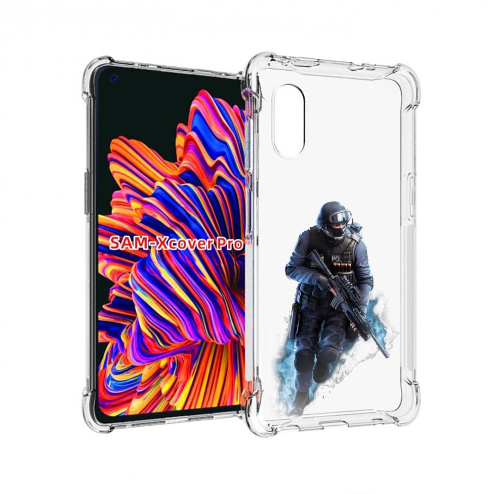 

Чехол MyPads спецназ-ксго для Samsung Galaxy Xcover Pro 1, Прозрачный, Tocco