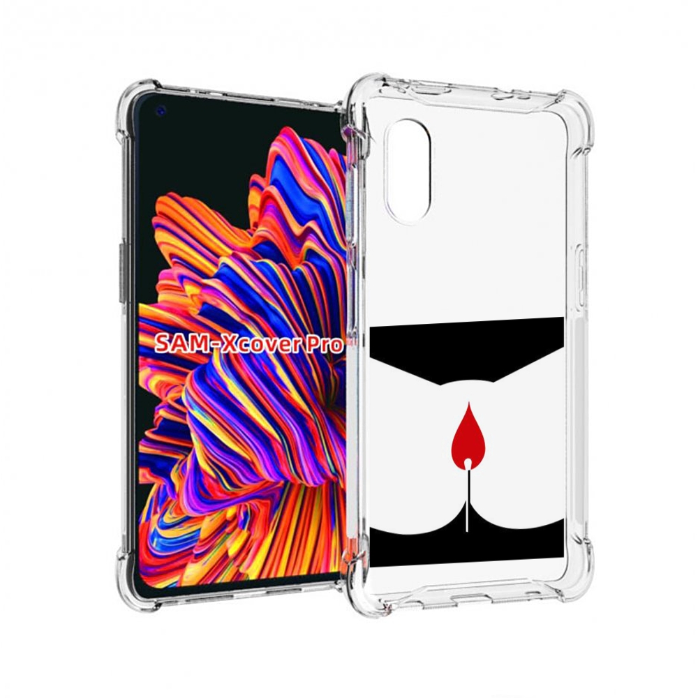 

Чехол MyPads спичка горит для Samsung Galaxy Xcover Pro 1, Прозрачный, Tocco