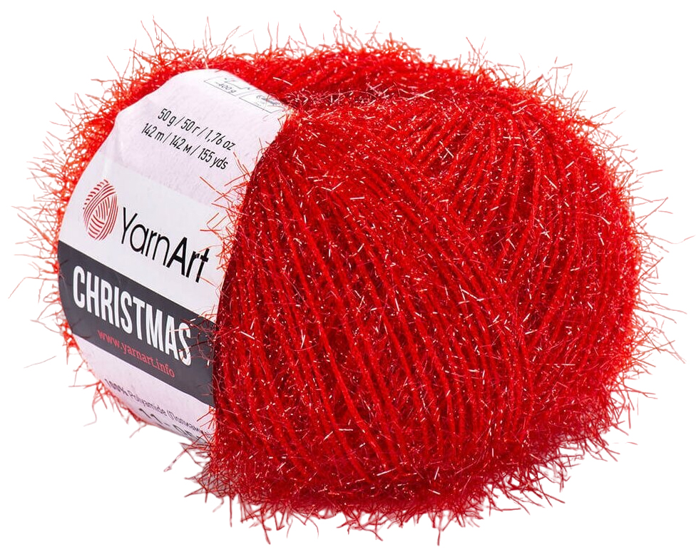 

Пряжа YarnArt Christmas (11), красный, 5 шт. по 50 г