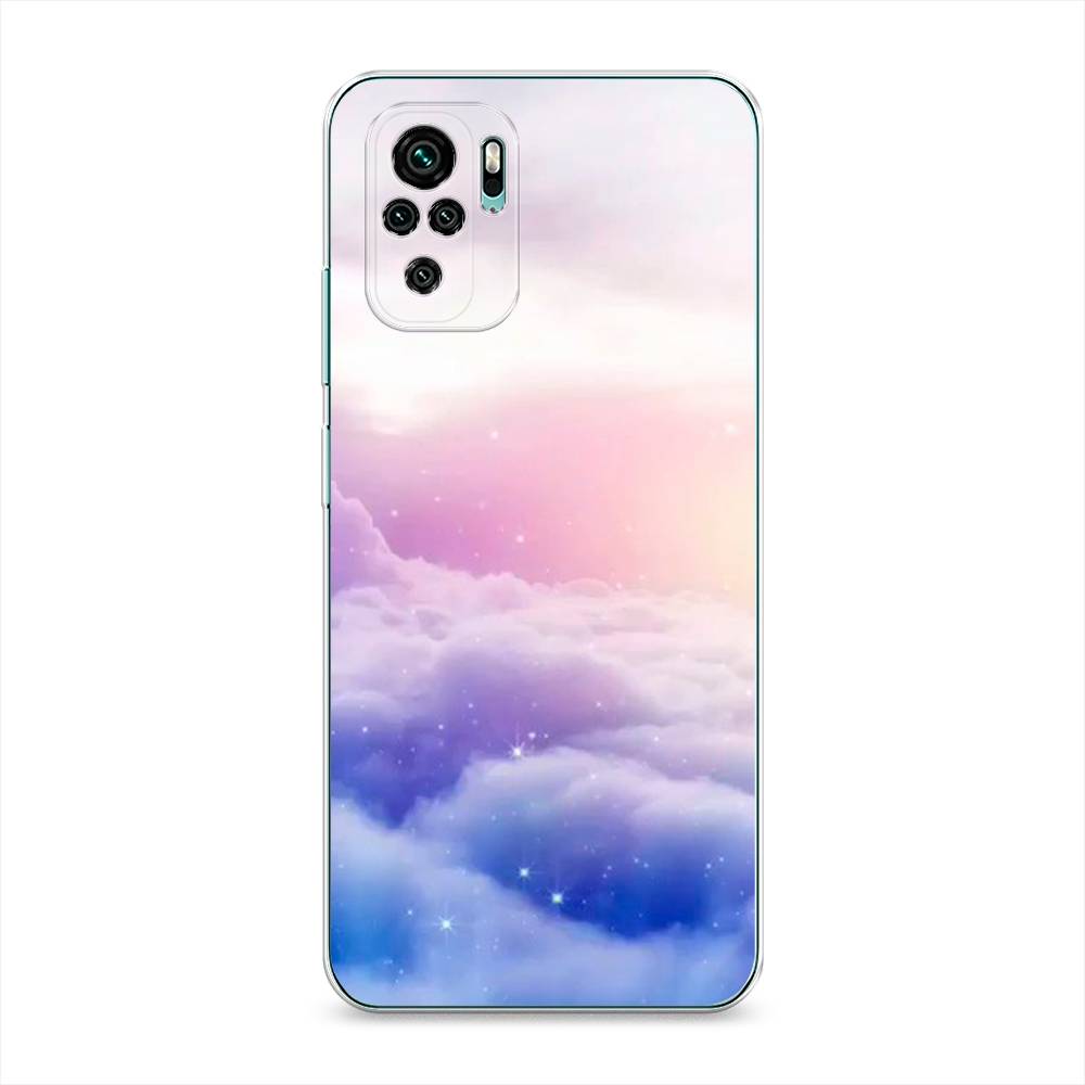 

Чехол на Xiaomi Redmi Note 10/Note 10S/Poco M5s "Небеса", Голубой;белый;розовый, 39750-2