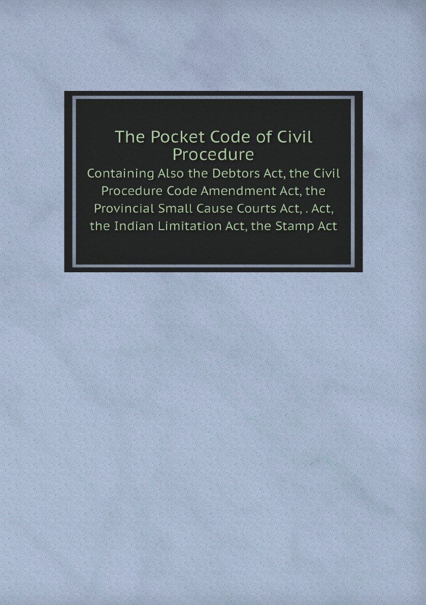 

The Pocket Code of Civil Procedure