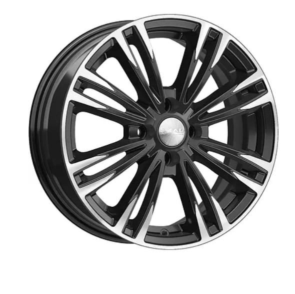 

Диск 6,5x16/4x114,3 ET40 D67,1 Ламар (КЛ324) Алмаз, Черный