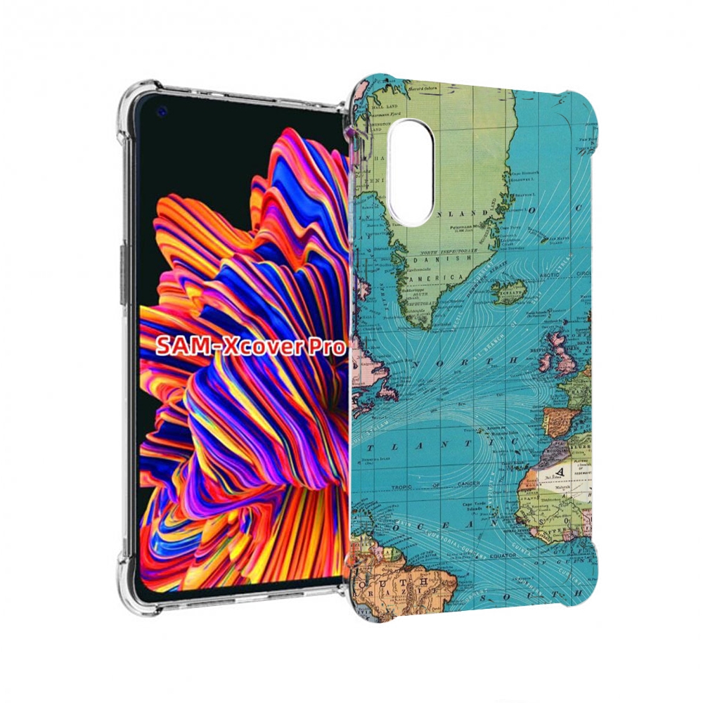 

Чехол MyPads старая карта земли для Samsung Galaxy Xcover Pro 1, Прозрачный, Tocco