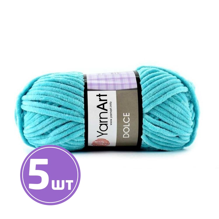 

Пряжа YarnArt Dolce (746), айсберг, 5 шт. по 100 г, Голубой