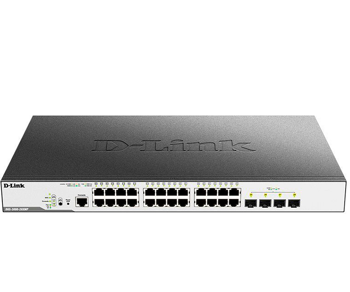 

D-Link Коммутатор DGS-3000-28XMP/B1A, DGS-3000-28XMP/B1A