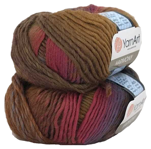 

Пряжа YarnArt Harmony (А-3), мультиколор, 5 шт. по 50 г, Коричневый