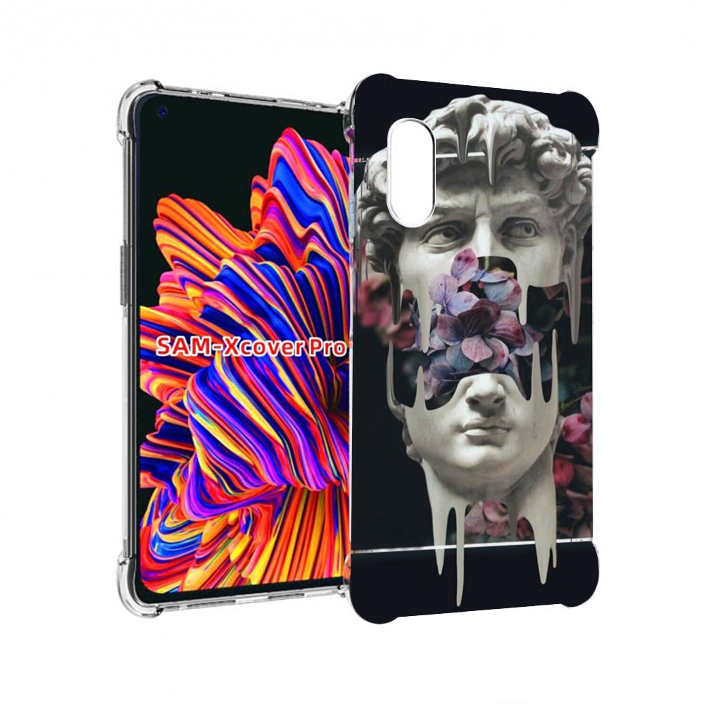 

Чехол MyPads статуя-с-цветами-внутри для Samsung Galaxy Xcover Pro 1, Прозрачный, Tocco