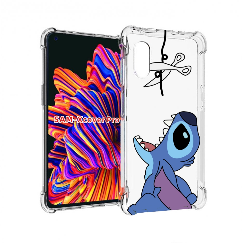 

Чехол MyPads стич-с-ножницами для Samsung Galaxy Xcover Pro 1, Прозрачный, Tocco