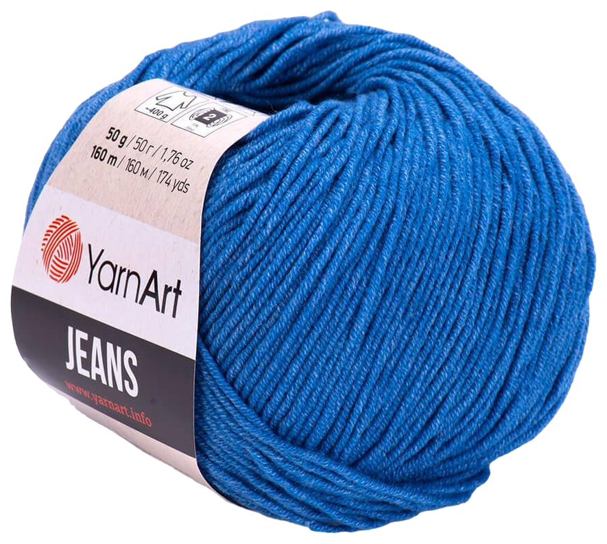 

Пряжа YarnArt Jeans (16), меланж джинсовый, 5 шт. по 50 г