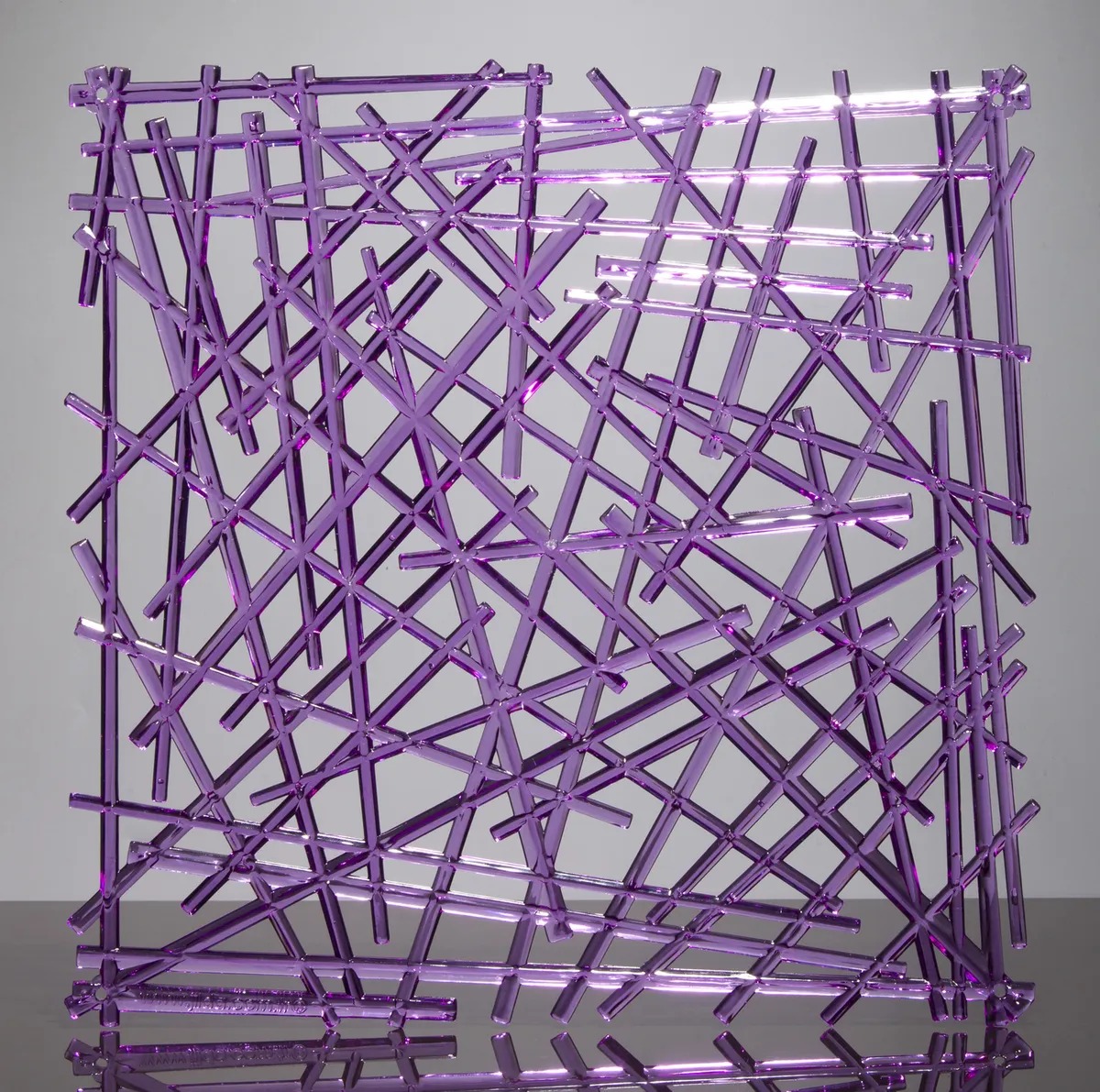 Комплект декоративных панелей Jilda Хворост K/SR412Purple, цвет фиолетовый