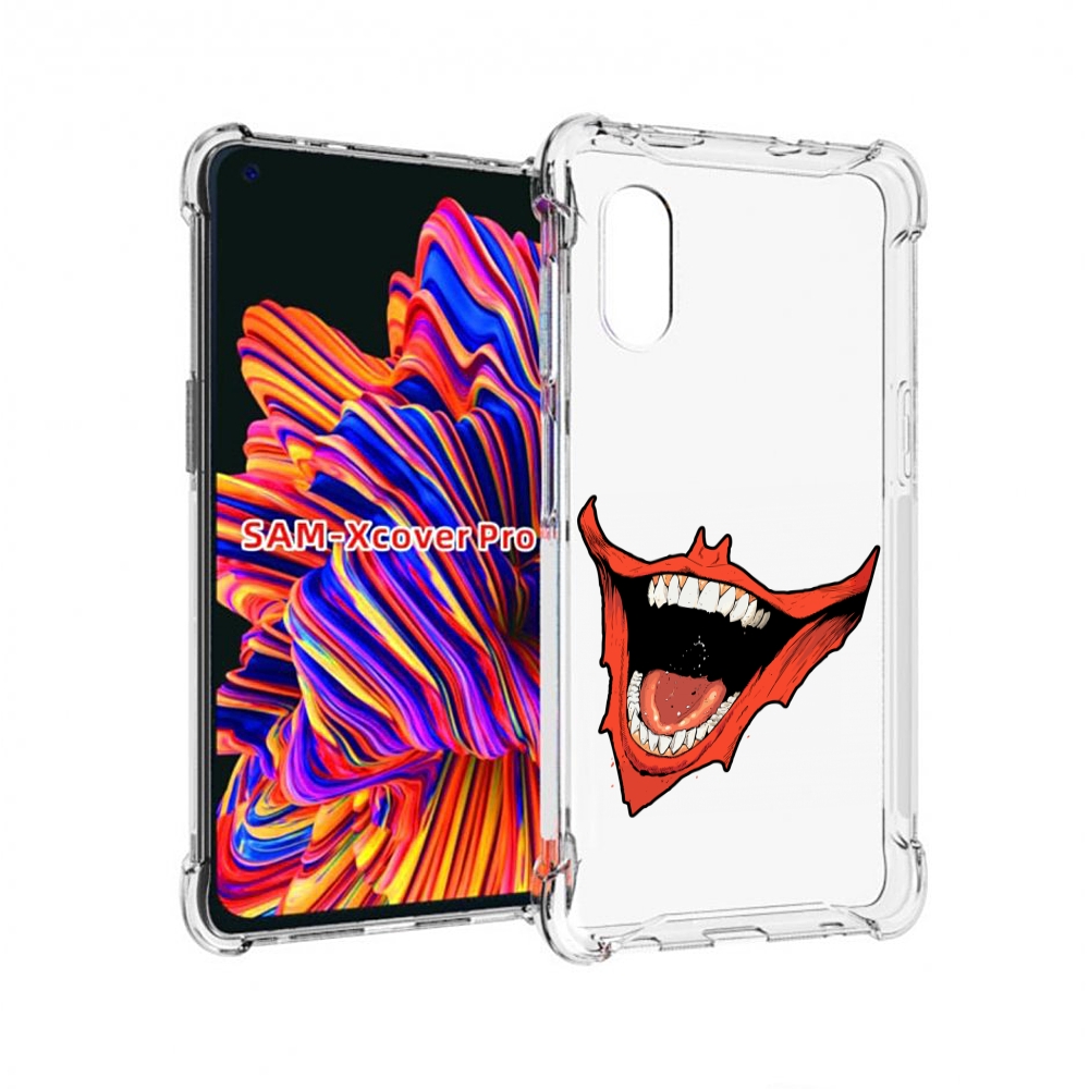 

Чехол MyPads страшная-улыбка для Samsung Galaxy Xcover Pro 1, Прозрачный, Tocco