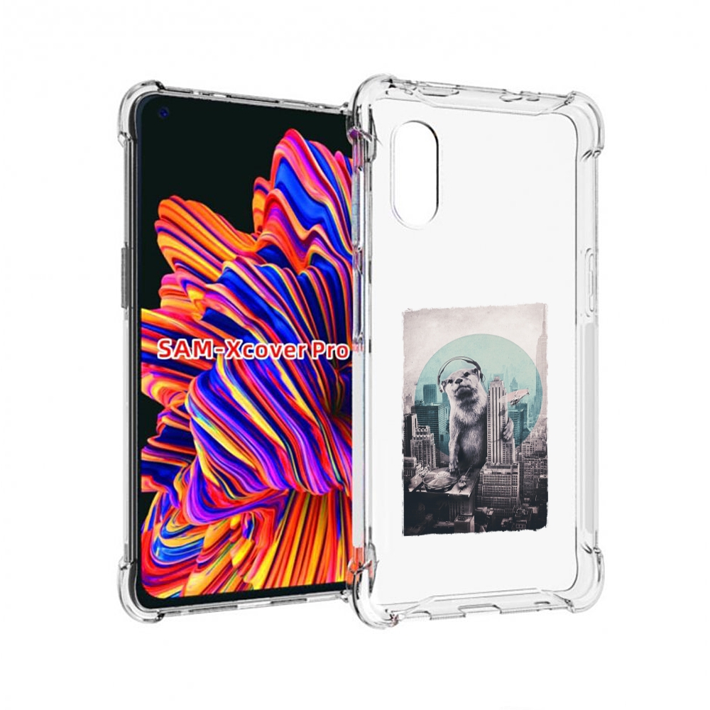 

Чехол MyPads выдра в городе для Samsung Galaxy Xcover Pro 1, Прозрачный, Tocco