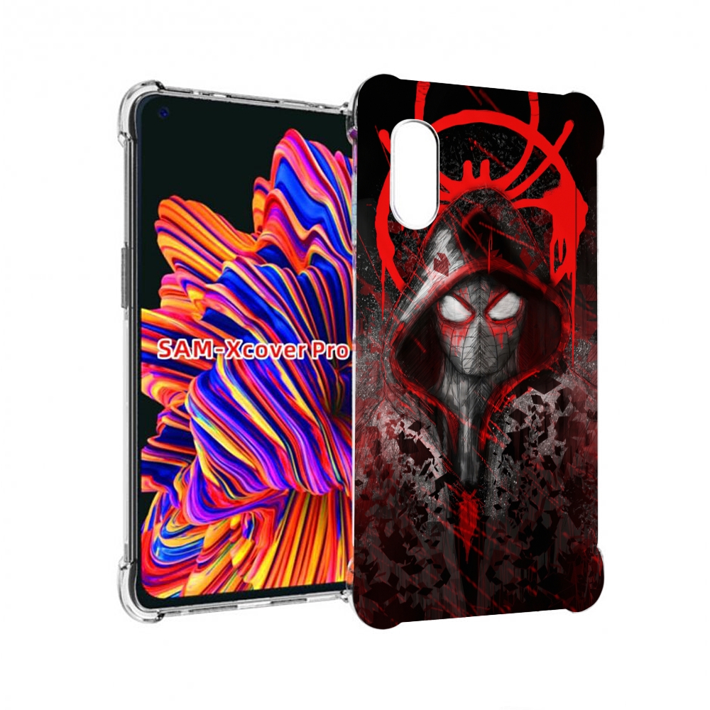 

Чехол MyPads страшный человек паук мужской для Samsung Galaxy Xcover Pro 1, Прозрачный, Tocco