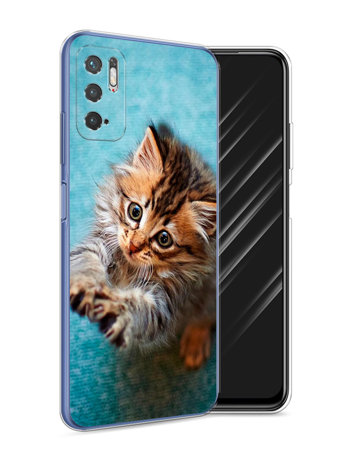 

Чехол Awog на Xiaomi Redmi Note 10T/Note 10 5G/M3 Pro "Котенок просит есть", Разноцветный, 310850-2
