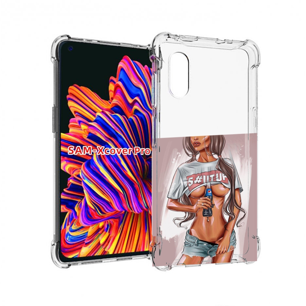 

Чехол MyPads стройная-девушка-с-пепси женский для Samsung Galaxy Xcover Pro 1, Прозрачный, Tocco