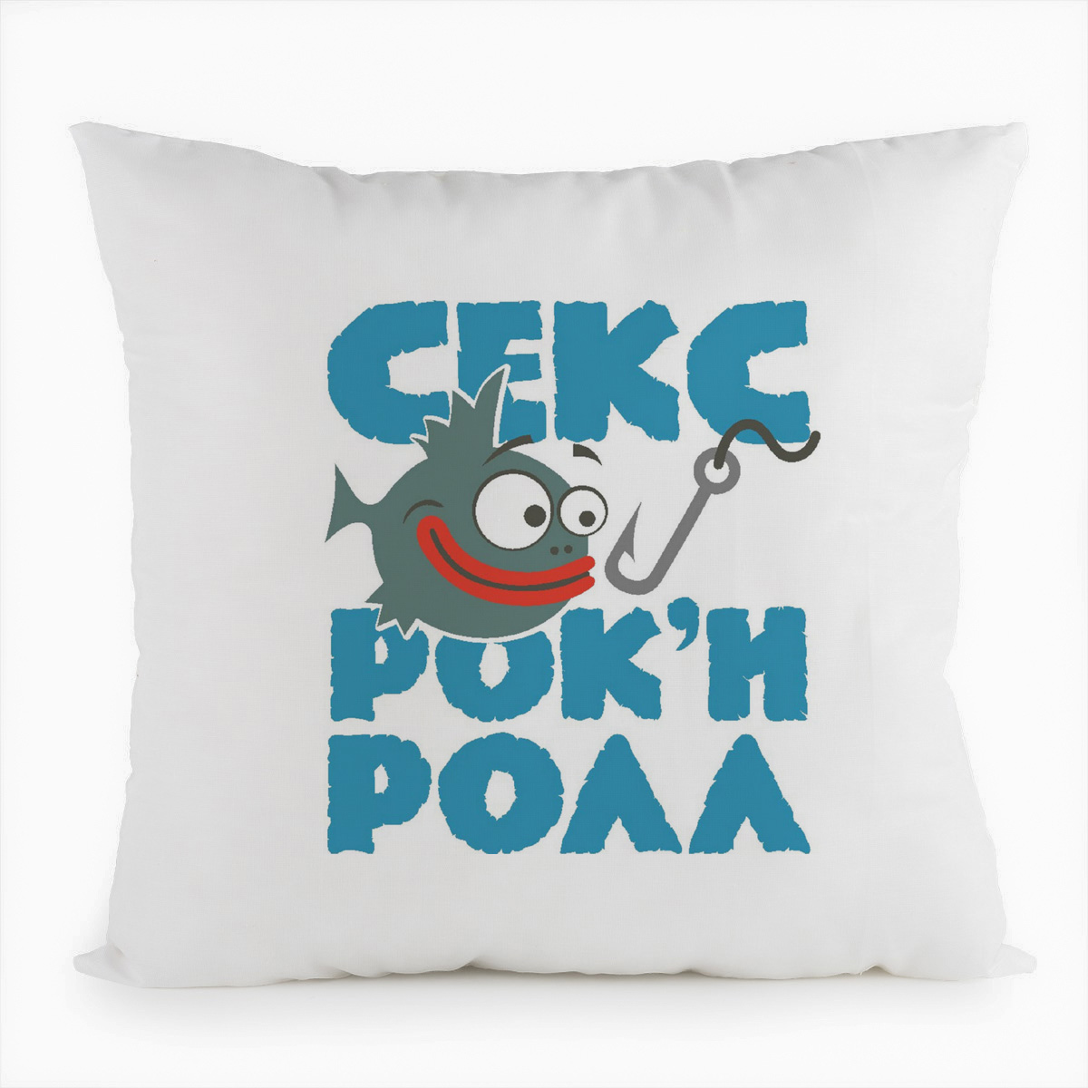 фото Подушка белая coolpodarok рокролл