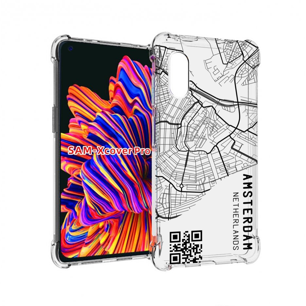 

Чехол MyPads схема-амстердам для Samsung Galaxy Xcover Pro 1, Прозрачный, Tocco