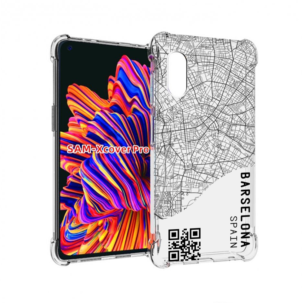 

Чехол MyPads схема-барселона для Samsung Galaxy Xcover Pro 1, Прозрачный, Tocco