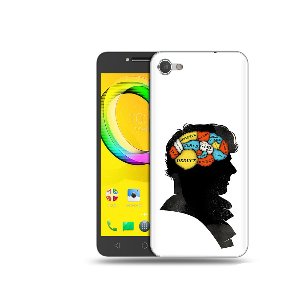 

Чехол MyPads Tocco для Alcatel A5 темный рисунок (PT67387.664.640), Прозрачный, Tocco