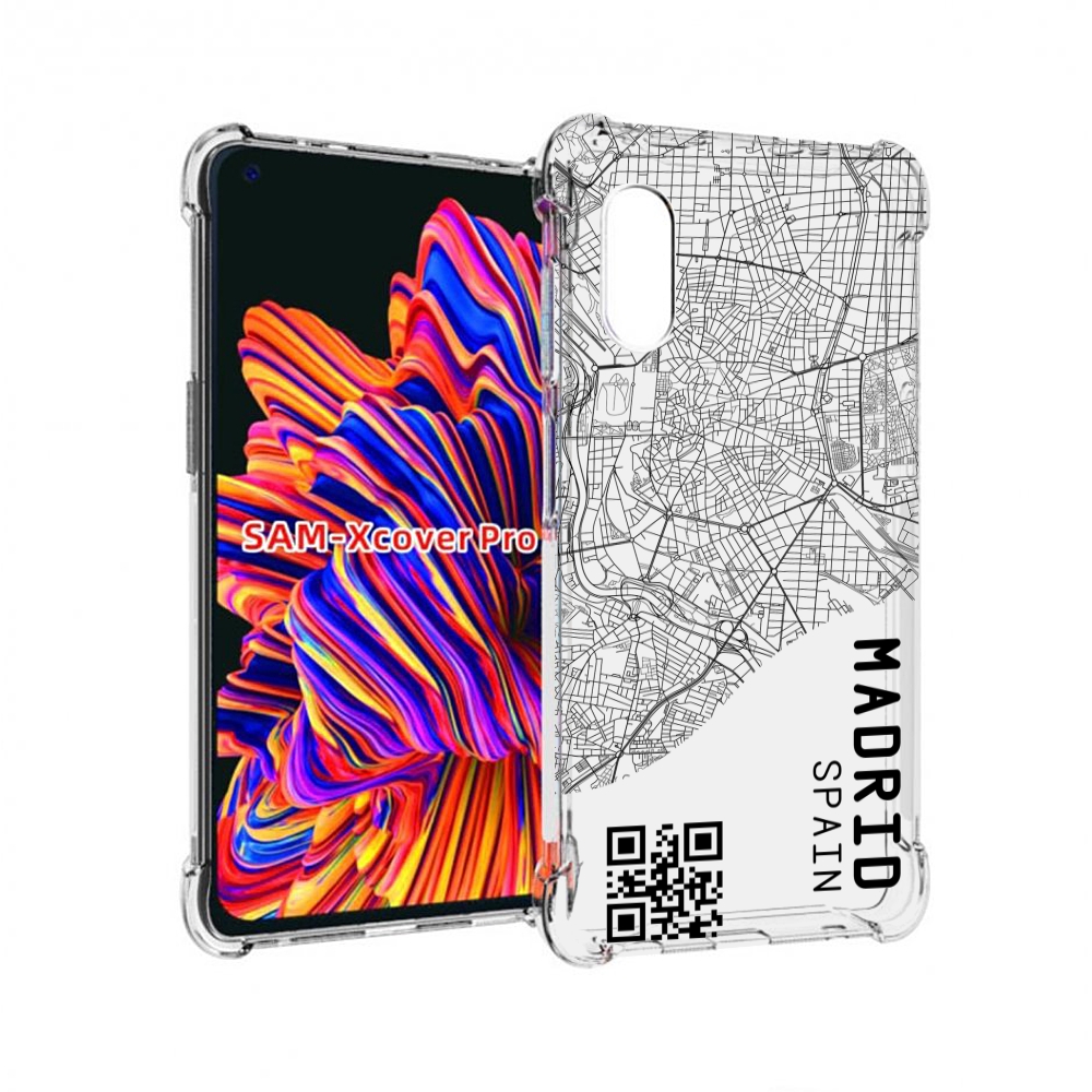 

Чехол MyPads схема-мадрид для Samsung Galaxy Xcover Pro 1, Прозрачный, Tocco